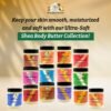Ultra-Soft Shea Body Butter, Dry Skin Cream for Radiant Moisturized Skin, Natural Hydrating Body Lotion with Aloe Vera, Argan Oil, Rosehip Oil, (Vanilla Passion, 8oz)
