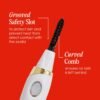 Grande Cosmetics LASH-LIFT Heated Lash Curler, Rechargeable and Travel Friendly, 2 Heat Settings, White