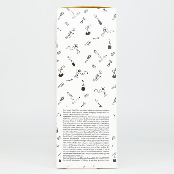 Elizavecca Collagen Coating Hair Treatment Rinse 500ml - Moisturizing Conditioner for Dry Damaged Hair