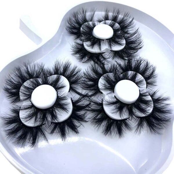 712i3bGqncL._SL1000_.jpg HBZGTLAD 9 pairs Natural Long False Eyelashes 25mm 5d Mink Eyelashes Thick Full Strip Lashes Luxury Makeup Dramatic Lashes 3D Mink Lashes (KD-111)