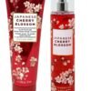 Bath & Body Works Fine Fragrance Mist & Ultra Shea Body Cream Japanese Cherry Blossom 2 Piece Set Full Size 8oz.