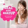 ULOVEME Kids Real Makeup Kit for Little Girls - Real, Non Toxic, Washable Make Up Toy - Umicorn Toys Gift for 3 4 5 6 7 8 9 10 12 Years Old Girls Birthday (Pink Umicorn)
