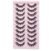 712rfdEUtvL._SL1500_.jpg wiwoseo Eyelashes Russian Strip Lashes Fake Eyelashes Russian Volume Natural Wispy Lashes 15MM Natural Lashes 10 Pairs Pack