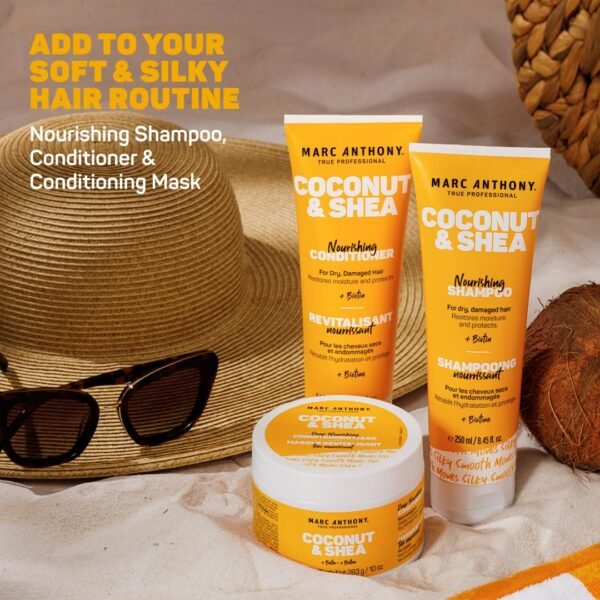 Marc Anthony Coconut & Shea Deep Nourishing Conditioning Mask, For dry damaged and frizzy hair, 295 mL