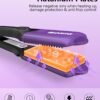 712zNmMbRkL._AC_SL1500_.jpg DSHOW Hair Crimper for Women with 4 Interchangeable Plates, Crimper Hair Iron Volumizing Flufft Hairstyle Crimping Iron for Hair with 5 Heat Settings & 60 Min Auto Off