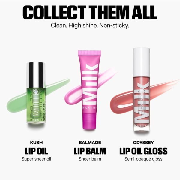 7130ZNDVHzL._SL1500_.jpg Milk Makeup Balmade Electrolyte Lip Balm – Hydrating, Sheer Gloss Nourishes + Replenishes Moisture – Clean, Vegan Formula with High-Shine Finish