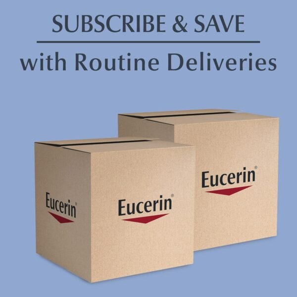 Eucerin Itch Relief Intensive Calming Body Lotion for Dry Itchy Skin, Unscented Lotion with Cooling Menthol and Ceramides, 8.4 Fl Oz Bottle