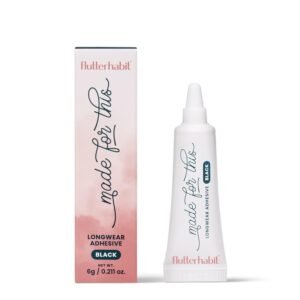 713dFlIC4FL._SL1500_.jpg FlutterHabit Made for This Adhesive for Eyelash Extensions - Your Ultimate All-Day Hold Lash Cluster Glue for Effortless, Stunning, and Long-Lasting Eyelashes - All-in-one Lash Glue
