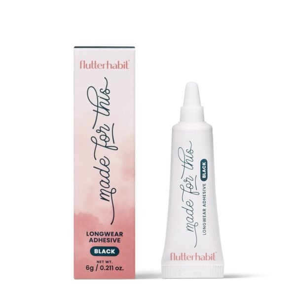 713dFlIC4FL._SL1500_.jpg FlutterHabit Made for This Adhesive for Eyelash Extensions - Your Ultimate All-Day Hold Lash Cluster Glue for Effortless, Stunning, and Long-Lasting Eyelashes - All-in-one Lash Glue