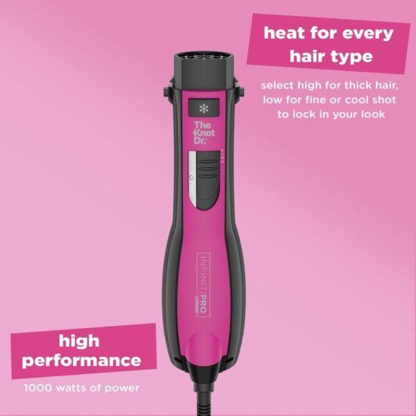 713lGVWANZL._SL1500_.jpg Conair The Knot Dr. All-in-One Smoothing Dryer Brush, Hair Dryer & Hot Air Brush