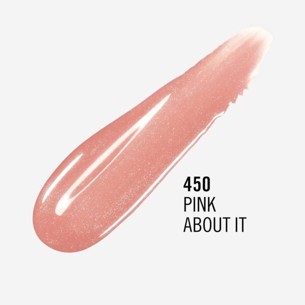 713mMUpq25L._SL1500_.jpg Rimmel London Stay Glossy, 450 Pink About It, Lip Gloss, Non-Sticky, Color and Shine, Up To 6-Hour Wear, Precise Applicator, 0.18oz