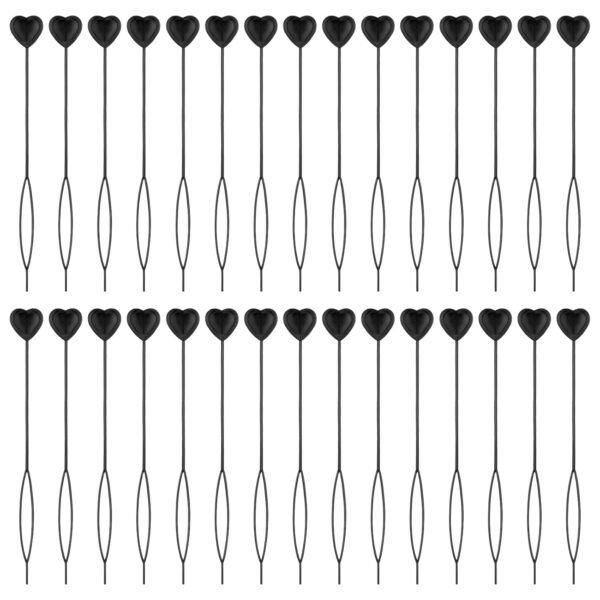 30 Pcs Quick Hair Beader Tool for Loading Beads, Braid Stringer Ponytail Maker Hair Styling Magic Topsy Tail Hair Braid Threading Applicator Set Braiding Tools Kit