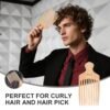7142fwh79CL._SL1500_.jpg Bamboo Hair Pick for Curly Hair, Premium Wide Tooth Detangling Comb with Ergonomic Handle, Natural Volume & Styling Tool for Men Women