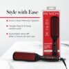 7143ytqbxaL._SL1500_.jpg REVLON SmoothStay XL Hair Straightener - Heated Straightening Brush for Silky & Straight Long-Lasting Results, Locks in Moisture with Reduced Static & Frizz