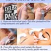 100 Pairs Set Premium Under Eye Gel Pads for Eyelash Extension - Lint Free Patches with Vitamin C and Aloe Vera by Stacy Lash supplies and Beauty tools - Hydrogel Eye Pads - Skin Moisturizes