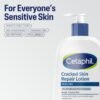 7148ew9ZsUL._SL1500_.jpg Cetaphil Cracked Skin Repair Lotion, 16 oz, For Very Rough & Cracked, Sensitive Skin, 24 Hour Hydration, Protects & Hydrates Cracked Skin, Hypoallergenic, Fragrance Free