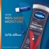 Vaseline Lotion for Men Extra Strength 3-in-1 for Face, Hands & Body + Original Lip Therapy for Dry Lips with Petroleum Jelly (3 Piece Set)