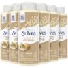 St. Ives Body Wash - Soothing Moisturizing Cleanser with Oatmeal & Shea Butter, Made with Plant-Based Cleansers and 100% Natural Extracts, 16 Oz Ea (Pack of 6)