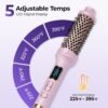 714WTxyTynL._SL1500_.jpg PRITECH Thermal Brush 1.5 inch, Heated Round Brush Creates Blowout Look, Ionic Curling Iron Brushes with Adjustable temperature, Dual Voltage Hair Styling Tool