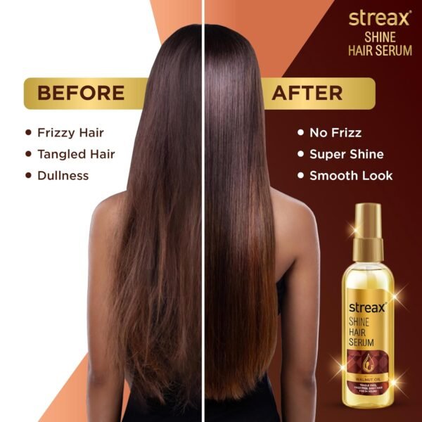 Hair Serum Enriched with Walnut Oil Gives Frizz-free Satin Smooth Hair 90 ML