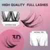 714vdcXtFrL._SL1500_.jpg Cluster Lashes, Mink Fake Eyelashes 3D Volume Lashes, 144 Pcs Natural Eyelashes Mixed 8-18mm, DIY Cluster Eyelash Extensions at Home, D Curl Lash Clusters Soft & Lightweight (Dreamy)