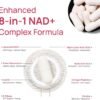 NAD Supplement Complex NMN Alternative - Liposomal NAD Resveratrol with β-NAD+, CoQ10, D-Ribose for Anti-Aging, Energy, Cellular Renewal and Radiant Skin Health - 60 Capsules
