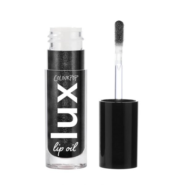7158W7aR9HL._SL1500_.jpg ColourPop x Twilight Lux Lip Oil - Hydrating, Sheer Tinted Lip Oil Formulated with Antioxidant-Rich Chamomile Extract & Calendula Oil - Non-Greasy, Nourishing Black Lip Oil - Team Jacob (0.16 oz)