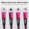 715Ero8VC9L._AC_SL1500_.jpg Terviiix Crimper Hair Iron with 4 Interchangeable Plates, Keratin & Argan Oil Infused Hair Crimper for Women, Volumizing Crimping Iron for Thin Fine Hair, 5 Heat Settings & 60 Mins Auto Off, Pink