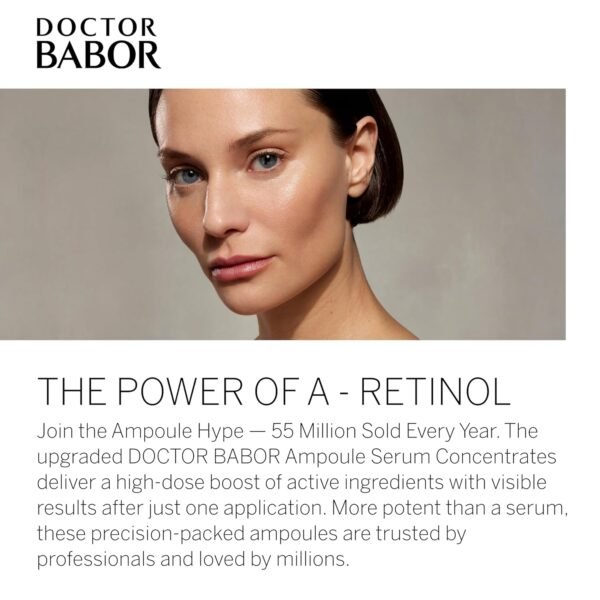 715SDAu68NL._SL1500_.jpg DOCTOR BABOR Renewal Ampoules, Serum Concentrate for Face, with Anti-Ageing Effect, Finer and Smoother Skin, Encapsulated Retinol with Bakuchiol and Tripeptide, Vegan Formula, 7 x 2 ml