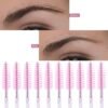 715TS083vIL._SL1500_.jpg Tbestmax 100 Disposable Eyelash Brush Mascara Wands Spoolies for Eye Lashes Extension Eyebrow and Makeup Pink