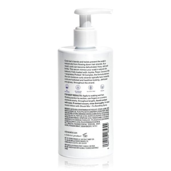COLOR WOW Curl Wow Flo-etry Vital Natural Serum – Rich-oil blend moisturizes dry, dehydrated strands from root to tip for instantly plump, plush, juicy curls | No weight or greasy feel