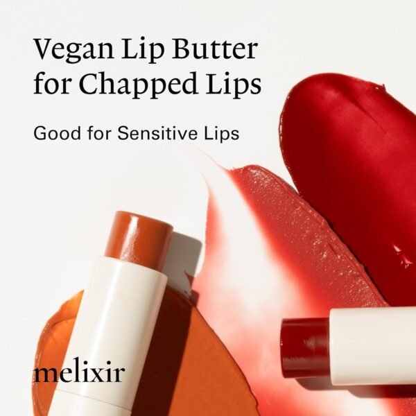 715ZbKXacuL._SL1500_.jpg Melixir Vegan Lip Butter #05 Dewy Rose(Tinted) (+14 more colors), Easter Basket Stuffers, Bee Free, Petrolatum Free, Deep Nourishing Plant-Based Vegan Chapstick, Lip Balm for Dry, Cracked and Chapped Lips, Moisturizing Lip Care Spring Gift