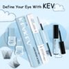 715ZdzqkgzL._SL1500_.jpg KevKev Lash Bond and Seal Waterproof Bond and Seal Lash Glue for Lash Clusters Mascara Wand Cluster Lash Glue Eyelash Bond and Seal Strong Hold for 72 Hours Avoid Stickiness (5ml+5ml)