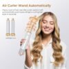 Hair Dryer Brush 5 in 1, Negative Ion Blow Dryer Brush Set Upgrade Hot Air Brush As A Gift for Straight/Curl/Drying/Smoothing Air Styler Curling Wrap Air Curler, Curling Iron Hair Styling Tools