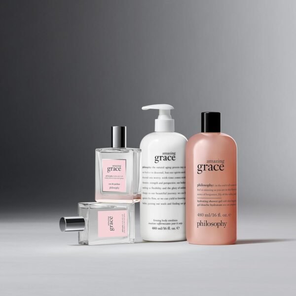 philosophy amazing grace hydrating bath & shower gels - efficiently cleanses, soothes & comforts dry skin - vegan formula