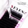 715m14NDmRL._SL1500_.jpg VEYES INC Cashmere Volume Lash Extensions C CC D DD LD L B J M Curl 0.03-0.20 thickness 5-25mm, Super Matte Black Individual Eyelashes Tray, Professional Supplies for Lash Techs (0.05 CC 12mm)