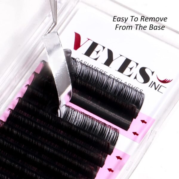 715m14NDmRL._SL1500_.jpg VEYES INC Cashmere Volume Lash Extensions C CC D DD LD L B J M Curl 0.03-0.20 thickness 5-25mm, Super Matte Black Individual Eyelashes Tray, Professional Supplies for Lash Techs (0.05 CC 12mm)
