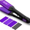 715mvnEOBgL._AC_SL1500_.jpg Terviiix Crimper Hair Iron with 4 Interchangeable Plates, Keratin & Argan Oil Infused Hair Crimper for Women, Volumizing Crimping Iron for Thin Fine Hair, 5 Heat Settings & 60 Mins Auto Off, Purple