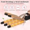716IKYy9v4L._SL1500_.jpg Hair Crimper Iron 5 Barrel Curling Iron Wand, 0.6 Inch Hair Waver Curler Ceramic Tourmaline Hair Styling Tool with Dual Voltage (0.6 Inch)