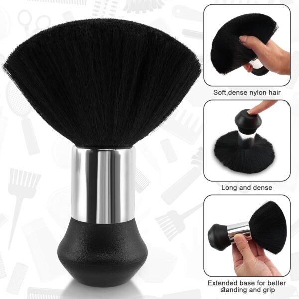 716LdZR2S3L._SL1500_.jpg NICEMOVIC Hair Cutting Barber Cape for Men Women Kids with Neck Duster Brush and Barber Brush, Professional Barber Accessories Cleaning Supplies for Salon Haircut Styling