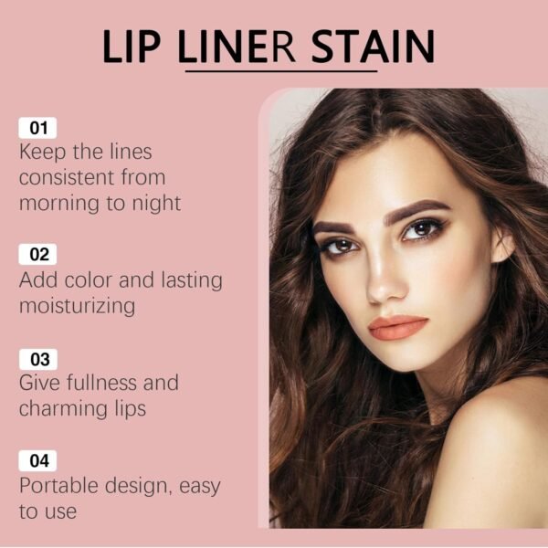 716U4k8pkL._SL1500_.jpg Peel Off Lip Stain Tattoo Set, 3 Colors Peel Off Lip Liner, Removable Lip Liner Set, Matte Finish Waterproof Lip Liner Pencil, Transfer-proof Peel Off Lip (3Colors/Set, B)