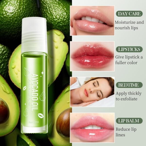 716WhP1cxjL._SL1500_.jpg Lip Exfoliator & Lip Oil Set 2PCS - Avocado Lip Scrub & Lip Oil for Women - Hydrating Lip Moisturizer - Lip Scrubber Exfoliator - Lip Mask - Reduce Lip Lines Lip Products - Gifts for Teen Girls