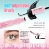 GEMERRY Lash Bond and Seal Waterproof Lash Cluster Glue Eyelash Glue for Eyelash Clusters DIY Use at Home