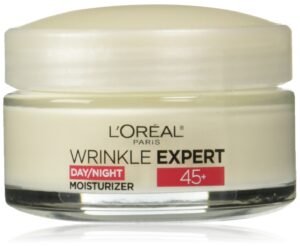 716dE0WcTL._SL1462_.jpg L'Oreal Paris Wrinkle Expert 45+ Anti-Aging Face Moisturizer with Retino-Peptide, Non-Greasy, Suitable for Sensitive Skin, 1.7 fl. Oz