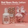 Red Bean Body Lotion - Korean 24hr Hydrating & Smoothing Body Lotion - Improves Appearance of Texture - Sensitive Skin Tested - Peptides & HA, Vegan & Cruelty-Free - 8.45 fl oz