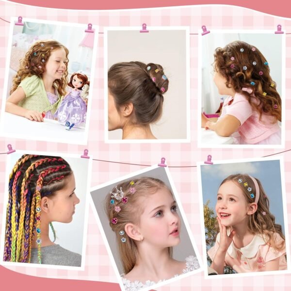 Hair Gem Stamper Kit, Bling Hair Jewels for Girls Toys, Hair Styling Tool with Reusable Shining Diamonds, Birthday Gifts Toys for Girls