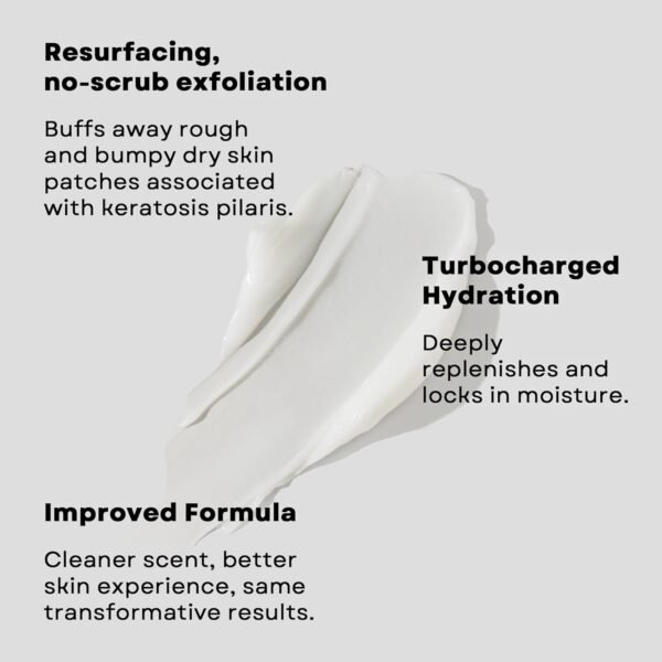 AmLactin KP Bumps Be Gone - 3 oz Keratosis Pilaris Moisturizing Cream with 15% Lactic Acid - Exfoliator and Moisturizer for Dry, Rough and Bumpy Skin (Packaging May Vary)