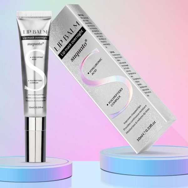 7170cDirFfL._SL1500_.jpg Peptide Lip Treatment Butter Balm: Mini Plumping Gloss Set for Dry Care, With Hyaluronic Acid and Mask Overnight for Glowy Skin, Travel Size Night Hydrating Balm