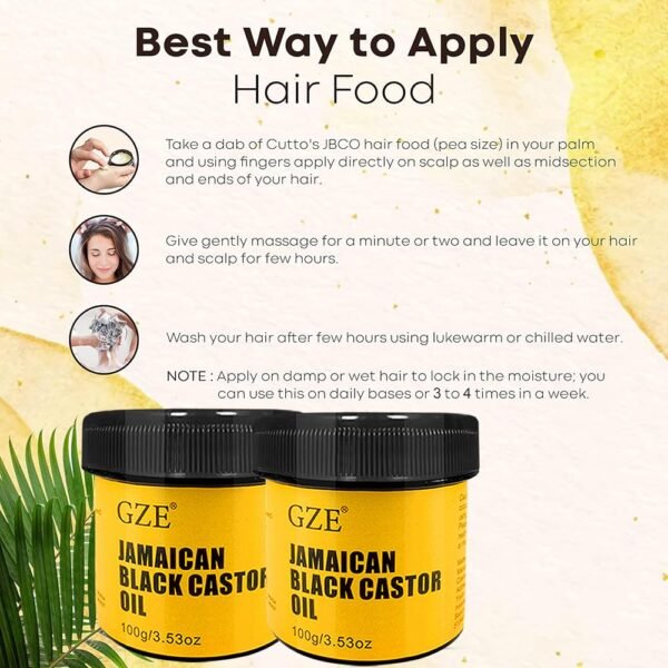 7173xwI5IHL._SL1000_.jpg GZE Jamaican Black Castor Oil for Hair Growth Grease and Damaged Dry Scalp - Hair Grease for Men and Women Eyebrow & Eyelashes Nourishment, and Skin Hydration