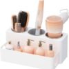 Lifewit Hair Tool Organizer, Hair Blow Dryer Holder Countertop, Removable Acrylic Hair Brush Storage Stand for Curling Iron/Hair Styling Tools/Makeup Accessories in Bathroom, Vanity, Kitchen